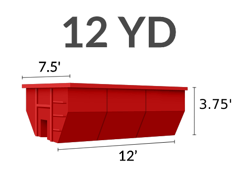 houston dumpster - dumpster dimensions 12 yd